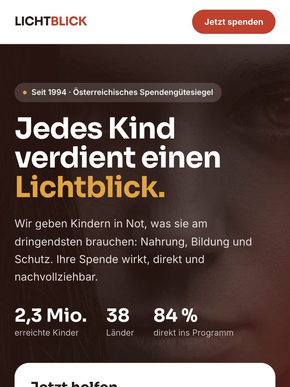 Website-Referenz: LICHTBLICK